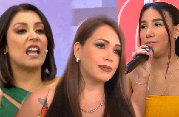 Karla Tarazona cuadra a Samahara Lobatón por atacar a Melissa Klug wapa.pe