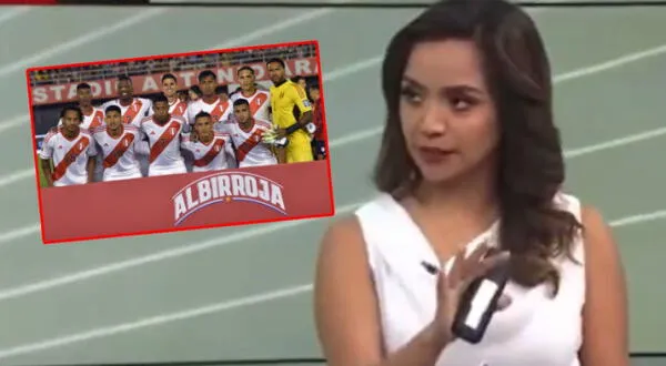 Periodista peruana 'patina' al comentar el Perú vs. Brasil: "¿Vamos a jugar con 10 hombres?"