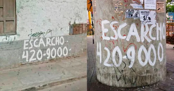 ¿Qué significa escarcho 420-9000 y por qué está en varios lugares de Lima? Podrías estar en riesgo