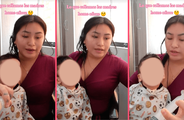 Madre conmociona TikTok tras enseñar cómo trabaja mientras atiende a su hijo con parálisis cerebral