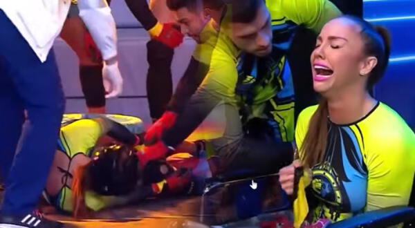 Paloma Fiuza podría quedar fuera de "Esto es Guerra" tras fuerte lesión en la rodilla