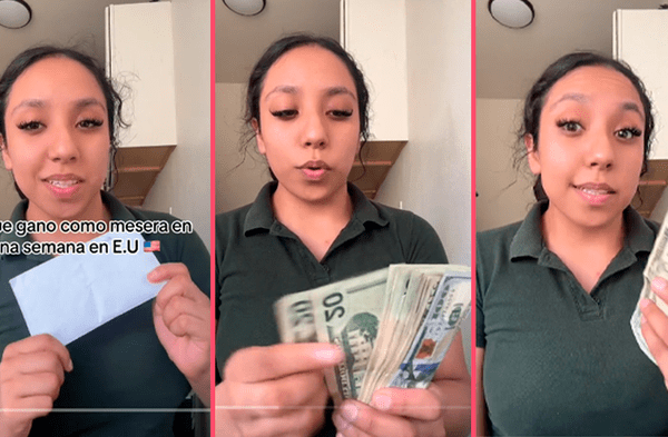 Joven deja en SHOCK a todo TikTok al revelar cuánto gana por semana como mesera en USA wapa.pe