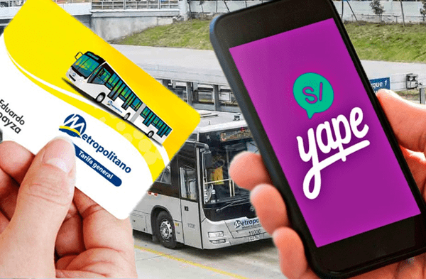 Metropolitano y Yape se unen: podrás recargar tu tarjetas de saldo a través del app bancario
