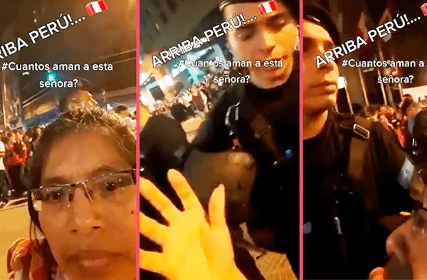 Peruana en Chile trolea a carabinero y se vuelve viral