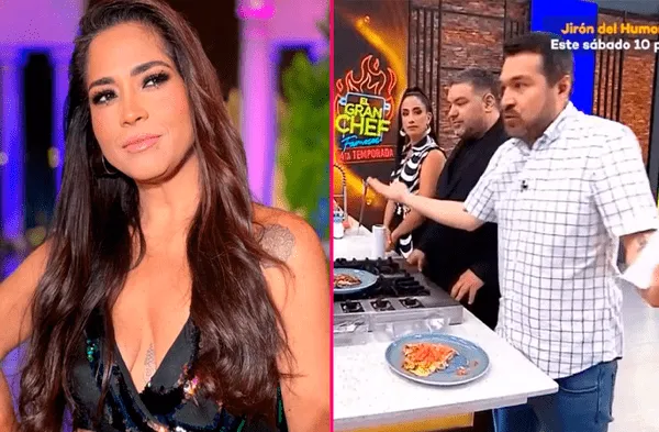 Katia Palma protagonizó un tenso momento con Giacomo Bocchio: “Aprende a pronunciar mi apellido”