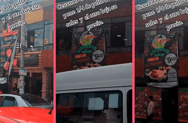 Peruano inaugura pollería y ofrece ¼ a S/10; pero su competencia lo remata a S/9