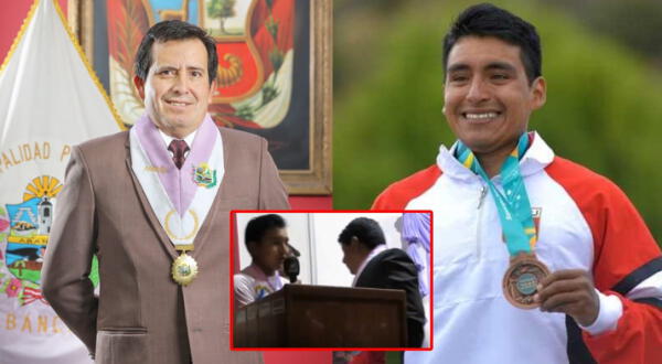 Medallista peruano en Juegos Panamericanos Santiago 2023 deja en ridículo a alcalde durante condecoración