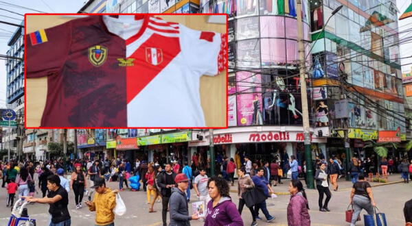 Comerciantes de Gamarra crean la camiseta "Peruzolana" por el mal momento de la selección peruana