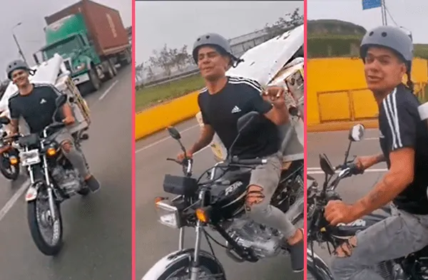 Hombre se vuelve viral tras llevar una COCINA y una LAVADORA en su moto