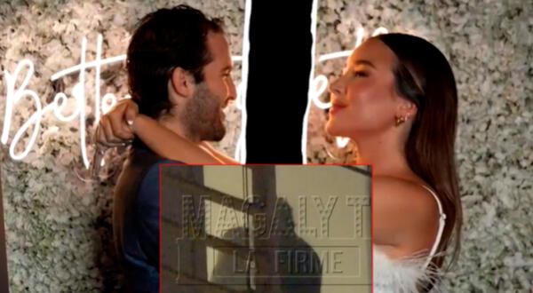 Alessandra Fuller y Renato Rossini fueron captados dándose apasionado beso