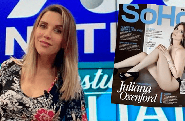 Juliana Oxenford contra detractores de su semidesnudo en revista: "Soy tan segura que hasta me desvestí"
