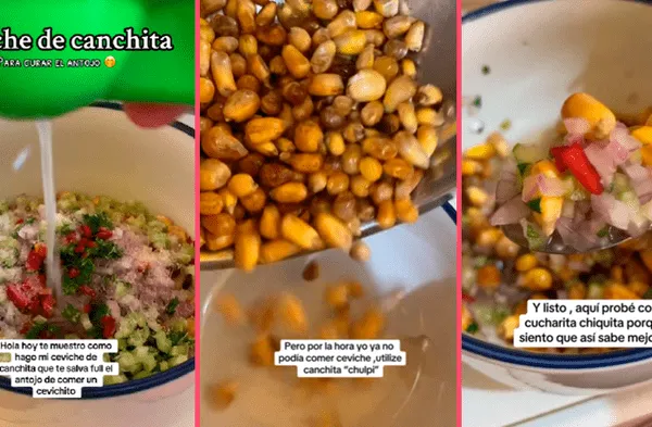 ¿Ya probaste el 'ceviche de canchita'? Joven comparte receta y emociona a usuarios
