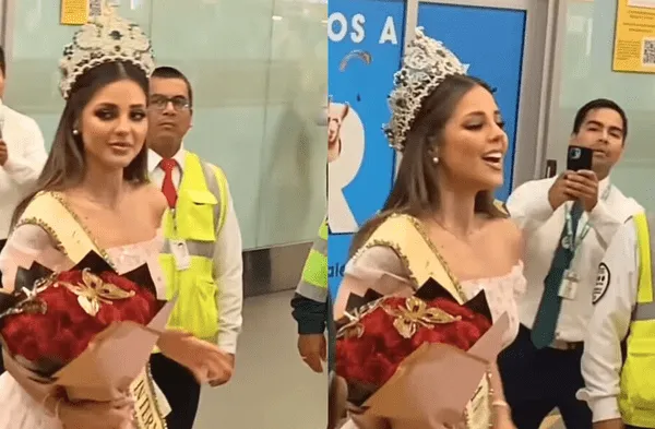 Luciana Fuster saca los pasos prohibidos al ritmo del festejo y se olvida de la corona de Miss Grand