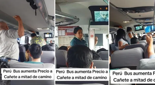 Lima: empresa sube pasaje en pleno viaje y pasajeros se discuten entre ellos para no pagar
