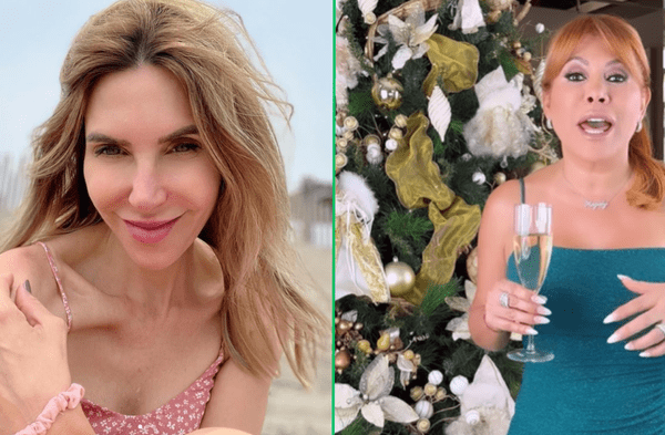 Juliana Oxenford se ríe de Magaly Medina: "Que recibas en Navidad menos carteras y más amor"