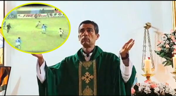 Cura recordó gol de los 17 toques de Cristal ante Universitario para hablar de Dios.
