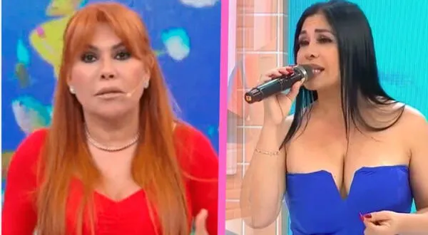 La conductora cuadra a la cantante por defender a Pamela Franco.