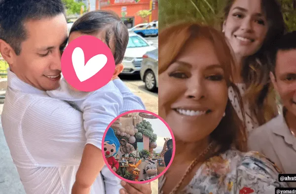 Renzo Costa celebra el cumpleaños y bautizo de sus hijos