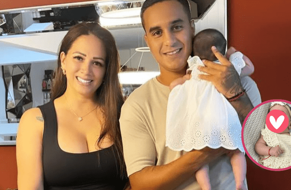 Melissa Klug y Jesús Barco muestran a su bebé por primera vez