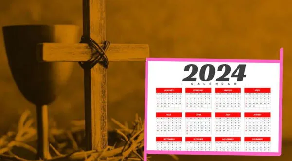 Consulta el calendario de feriados que abarcan la Semana Santa de este año 2024.
