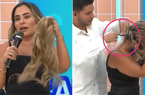 Ethel Pozo se quita las extensiones EN VIVO para exponer su impensado sufrimiento