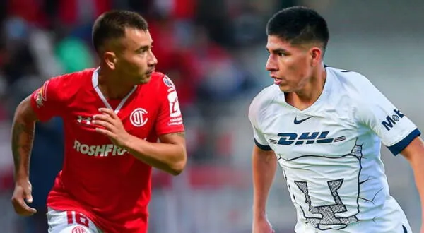 Toluca vs. Pumas UNAM EN VIVO con Piero Quispe: link para ver el partido por la Liga MX