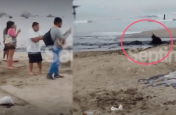 ¿Qué ocurre en la playa de Chancay que causa pánico en bañistas?: "Aguas hierven"