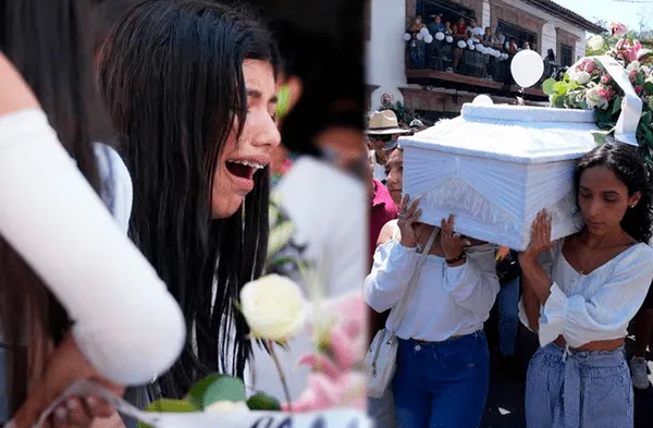 Desgarradora despedida de la madre de Camila a su pequeña de 8 años asesinada