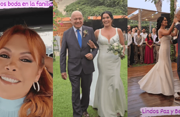 Magaly Medina comparte imágenes exclusivas de la boda de su sobrina