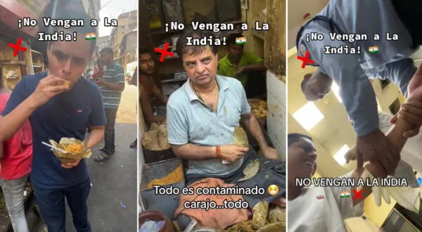Peruano viaja a la India y casi muere al probar su comida callejera: "No vengan"