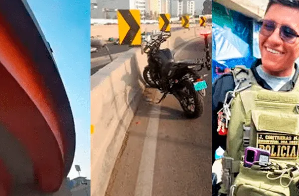 Surco: policía motorizado muere en fatal accidente tras caer a más de 8 metros del puente Derby
