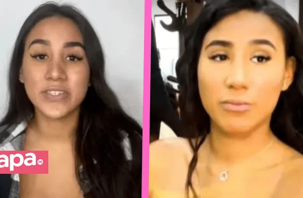La influencer sorprende con este inesperado rostro. wapa.pe