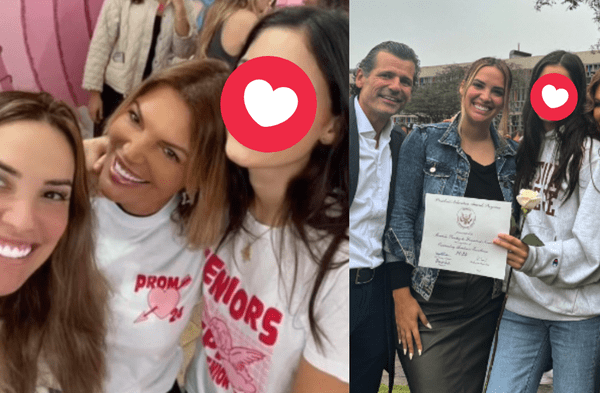 Cassandra Sánchez de Lamadrid se emociona con graduación de su hermana menor