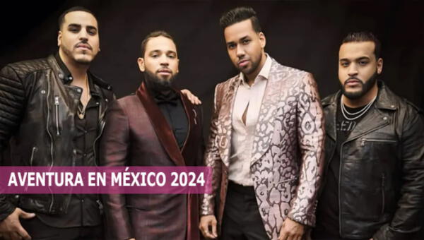 Romeo Santos y Aventura tocarán en México en agosto de 2024