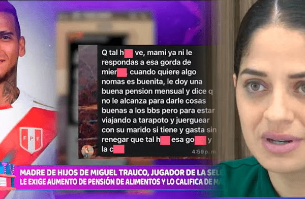 Miguel Trauco tiene explosiva conversación con su hijo al enterarse de denuncia de Karla Gálvez