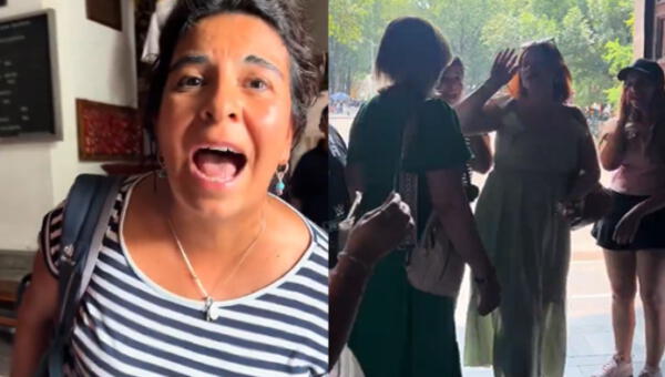 En México, mujer increpa a jóvenes por ir con short a la iglesia wapa.pe