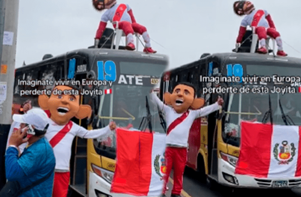 El legendario bus 'La 19' sorprendió con impresionante decoración para el Perú vs. Chile