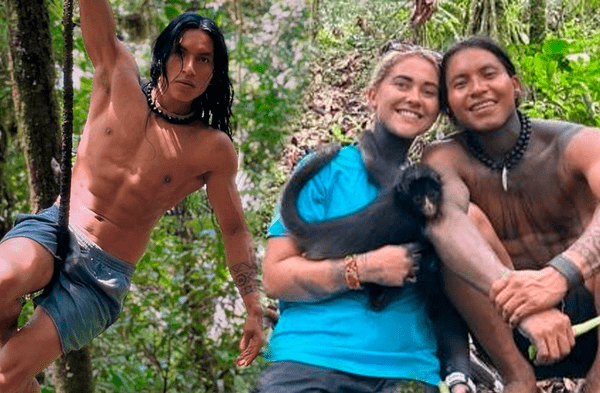 Jordan Hauenschild y Pitiruk australiana y Tarzán amazónico