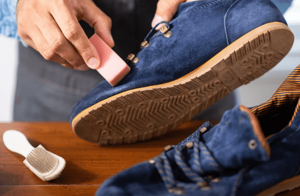¿Cómo limpiar tus zapatillas de gamuza con un borrador y una escobilla? wapa.pe