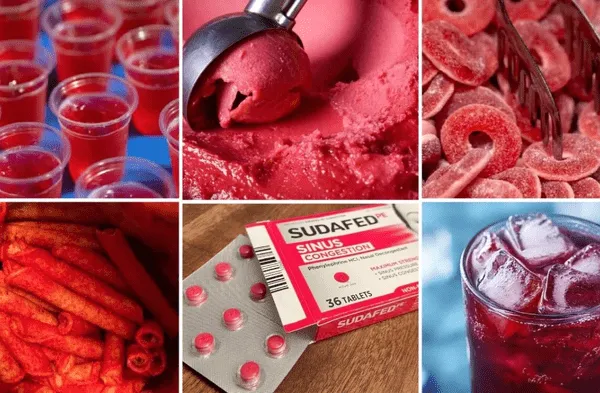 Colorante rojo prohibido. wapa.pe