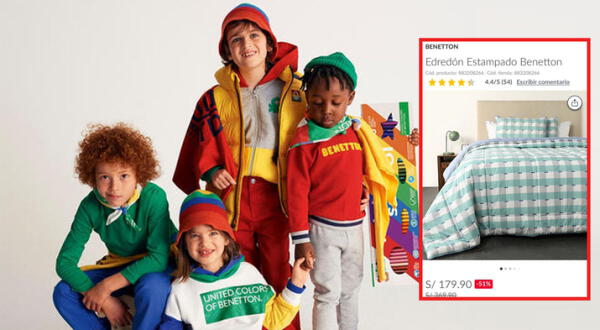 La marca Benetton entro en crisis y cerrará muchas de sus tiendas. wapa.pe