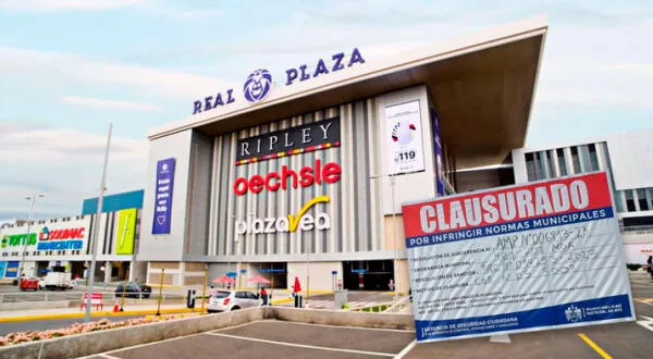 Real Plaza Puruchuco en Ate es clausurado por descubrimiento en su estructura wapa.pe