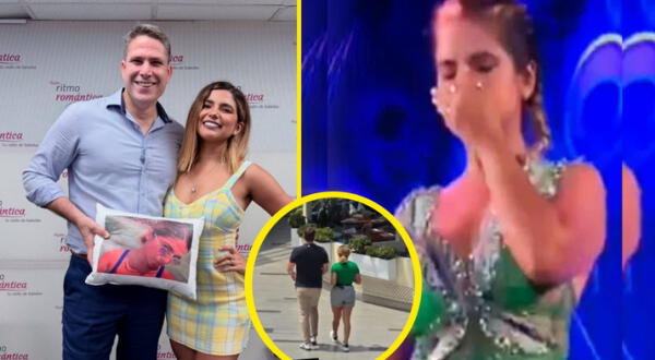 Susana Alvarado BUSCA EL HOMBRO de Paco Bazán tras quiebre en pleno concierto de CORAZÓN SERRANO wapa.pe