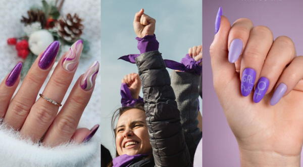 Diseños de uñas súper bonitos para conmemorar el Día (y el mes) de la Mujer wapa.pe