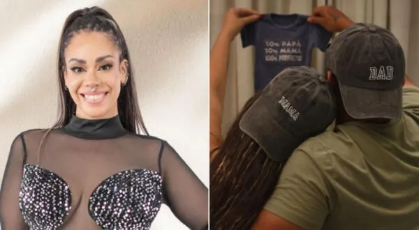 Mirella Paz roba miradas con su vestido blanco en su sorpresivo ‘gender reveal’ wapa.pe