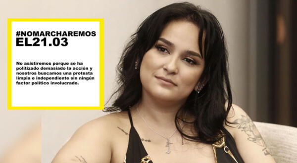 DANIELA DARCOURT recibe LLUVIA DE CRÍTICAS tras acusar de DELINCUENTES a los que marcharán y luego eliminar su video wapa.pe