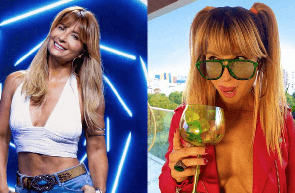 Olenka Zimmermann se luce con un look total black de mallas y vibra rebelde wapa.pe