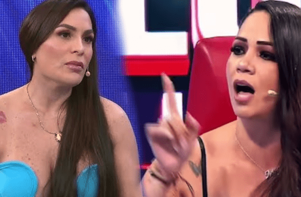 Evelyn Vela amenaza a Melissa Klug wapa.pe