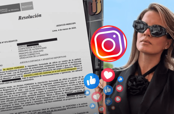 Alejandra Baigorria multada por Indecopi. wapa.pe