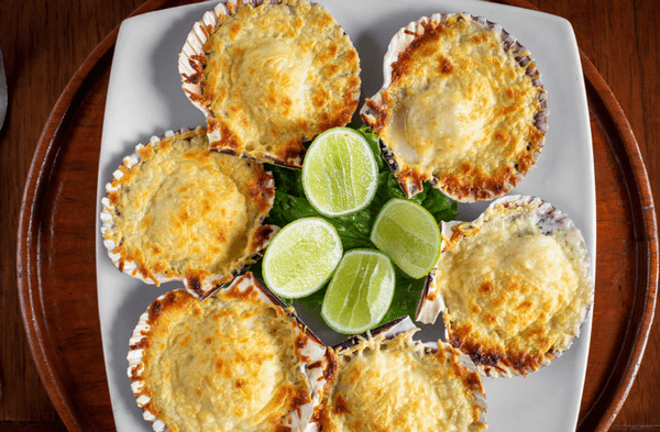 Conchitas a la parmesana. wapa.pe